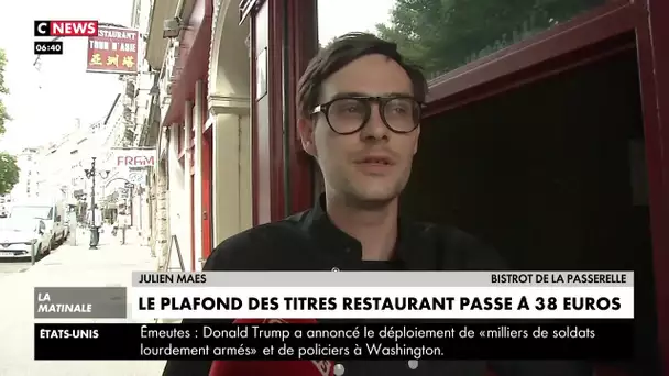 Le plafond des titres restaurant passe à 38 euros par jour