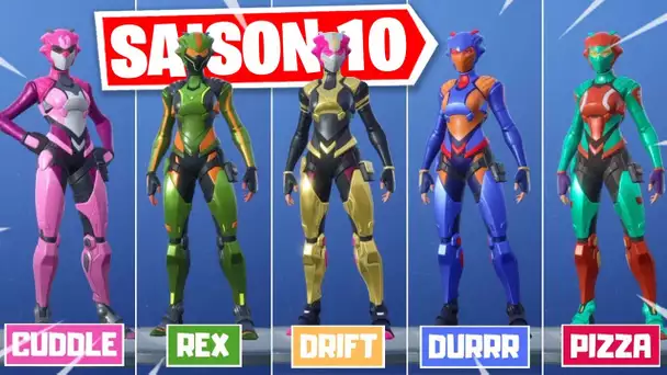 SAISON 10 REPOUSSEE + TROUVER LES CASQUES DU SKIN SECRET SAISON 9 SUR FORTNITE !