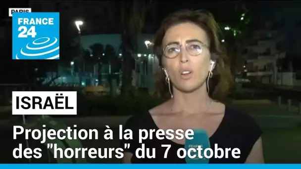 Israël : l'armée montre des images du 7 octobre à la presse • FRANCE 24