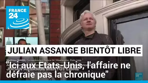 Julian Assange bientôt libre : "Ici aux Etats-Unis, l'affaire ne défraie pas la chronique"