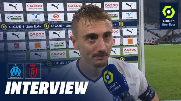 Interview de fin de match : OLYMPIQUE DE MARSEILLE - STADE DE REIMS (4-1)  / 2022/2023