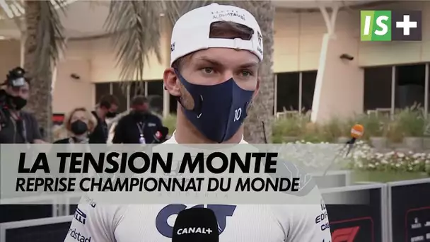 La tension monte chez les pilotes avant la course