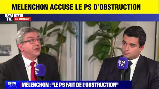 MELENCHON S'EMBROUILLE AVEC UN JOURNALISTE BFM