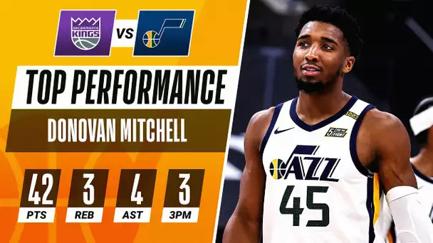 Donovan Mitchell Puts up 42 PTS in Jazz win! 🕸