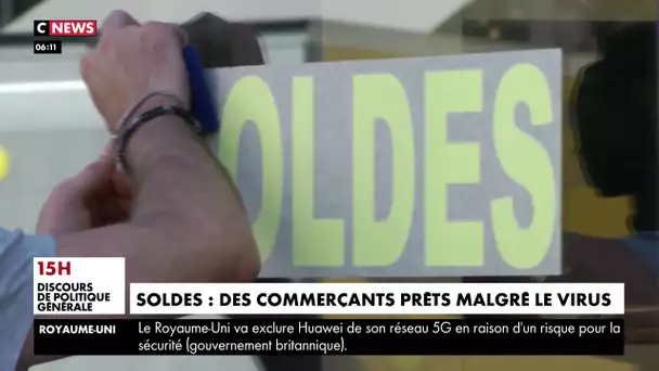 Soldes : des commerçants prêts malgré le virus