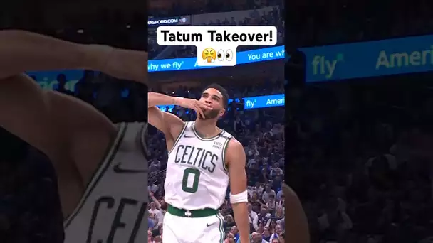 Jayson Tatum TAKES CHARGE in the 2nd half of game 3! 🔥😤|#Shorts