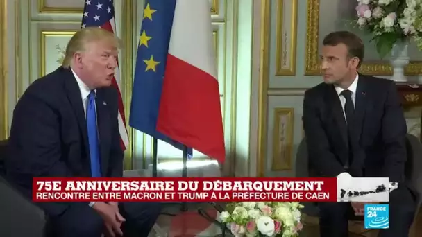 REPLAY - D-Day: Conférence de presse de Donald Trump et Emmanuel Macron