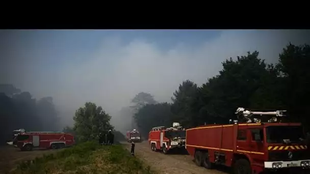 En Gironde, les pompiers mobilisés pour tenter de minimiser l'ampleur des dégâts