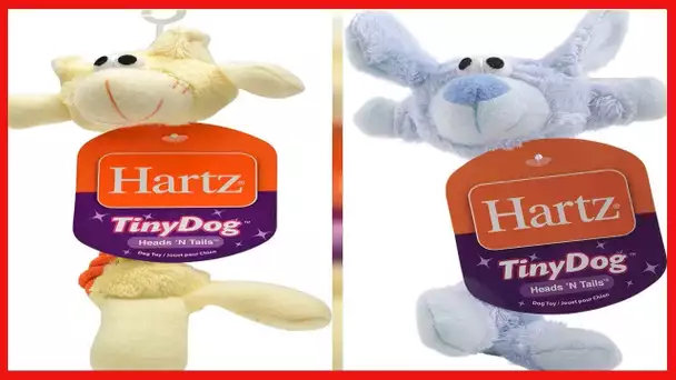 Hartz Tiny Dog Heads n' Tails Plush Rope Dog Toy ( Color and Toy Design May Vary )