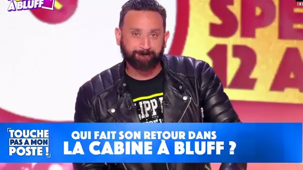 Qui se cache derrière  La cabine à bluff pour les 12 ans de TPMP ?