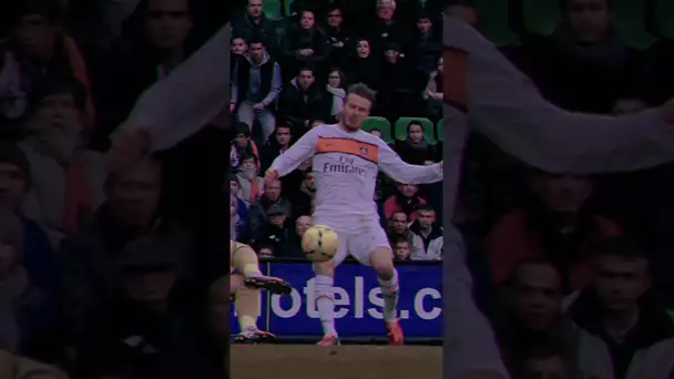 David Beckham's signature touch #ligue1 #beckham #psg