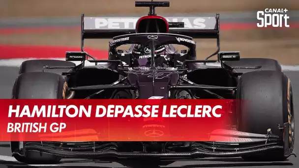 Le dépassement d'Hamilton sur Leclerc