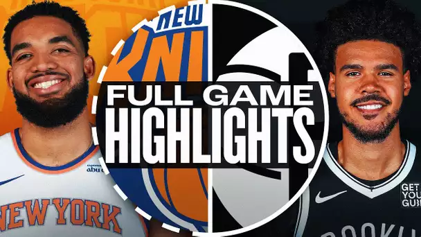 KNICKS at NETS | FULL GAME HIGHLIGHTS | January 21, 2025