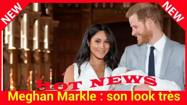 Meghan Markle : son look très différent de Kate pour les photos officielles du royal baby