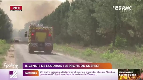 Incendie de Landiras: le profil du suspect