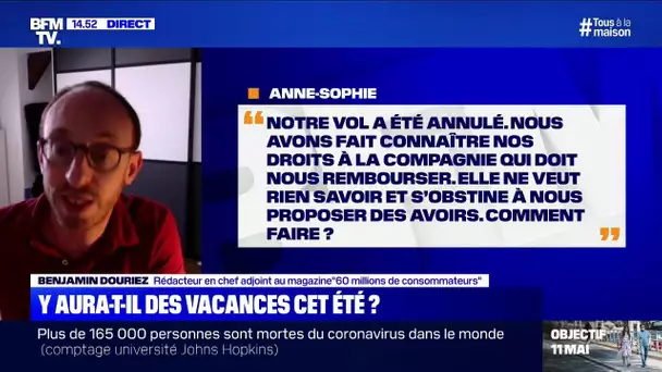 Notre vol a été annulé mais la compagnie ne propose que des avoirs, comment faire?