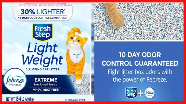 Fresh Step Lightweight Clumping Cat Litter - 15.4lb