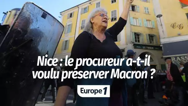 Chute d'une manifestante à Nice : le procureur a-t-il voulu préserver Emmanuel Macron ?