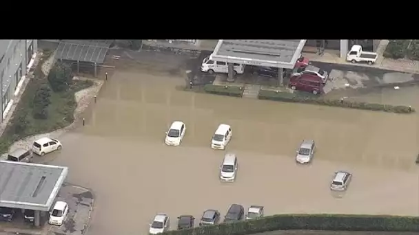 L'ouest du Japon sous les eaux après des pluies torrentielles