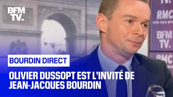 Olivier Dussopt face à Jean-Jacques Bourdin en direct