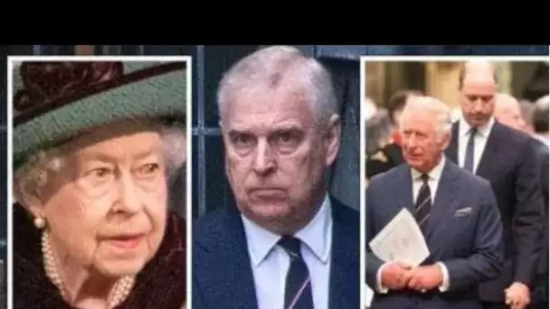 La reine a cédé "à contrecœur" aux demandes du prince Charles et du prince William d'écarter Andrew