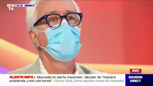 Il est le 1er invité de Jean-Jacques Bourdin a porter un masque en direct: Gilles Pialoux s'explique