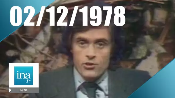 20h Antenne 2 du 2 décembre 1978 | Attentat à la bombe au BHV Rivoli  | Archive INA