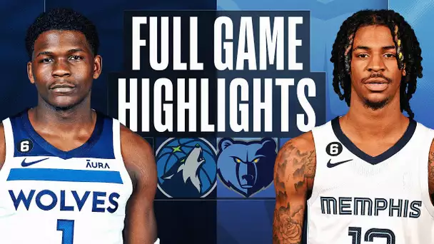 TIMBERWOLVES at GRIZZLIES | NBA FULL GAME HIGHLIGHTS | November 11, 2022