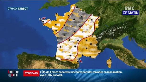 Moins de froid, mais plus de nuages aujourd'hui ! Voici votre météo du jeudi 25 mars