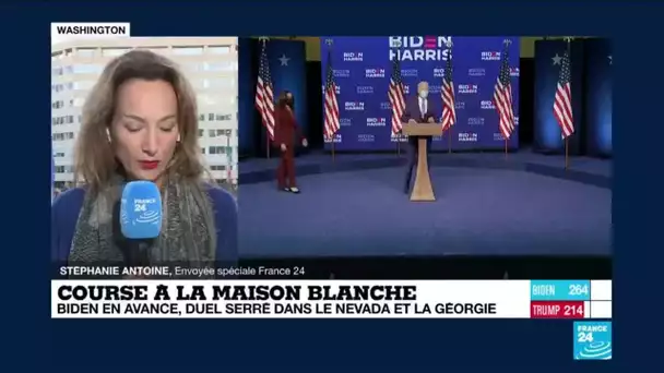 Course à la Maison Blanche : le duel serré dans le Nevada et la Géorgie mais Biden garde l'avantage