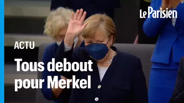 Allemagne : Angela Merkel ovationnée au Bundestag juste avant l’élection d’Olaf Scholz