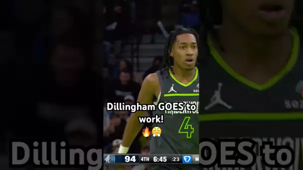 Rob Dillingham GOES TO WORK & Timberwolves fans love it! 🏆|#Shorts