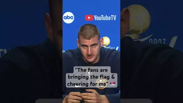 Nikola Jokic Sounds Off On His Appreciation For His Serbian Fans Across The World! | #Shorts