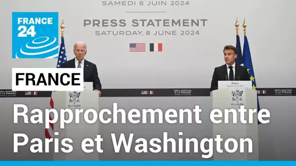 Emmanuel Macron reçoit Joe Biden : rapprochement entre Paris et Washington • FRANCE 24