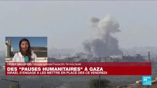 "Pauses humanitaires" à Gaza : De quoi s'agit-il ? • FRANCE 24