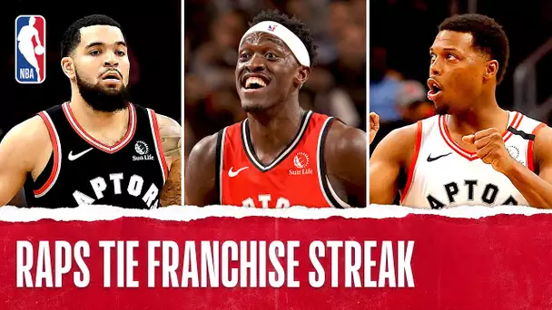 Raptors 11-game win streak LONG + YT