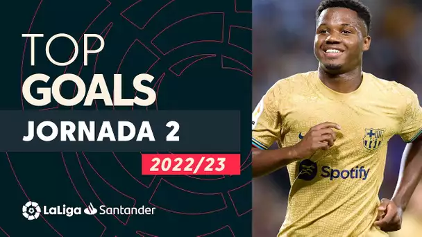 Todos los goles de la jornada 2 de LaLiga Santander 2022/2023