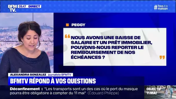 Pouvons-nous reporter les remboursement des échéances de notre prêt immobiliser? BFMTV vous répond