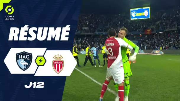 HAVRE AC - AS MONACO (0 - 0) - Résumé - (HAC - ASM) / 2023/2024