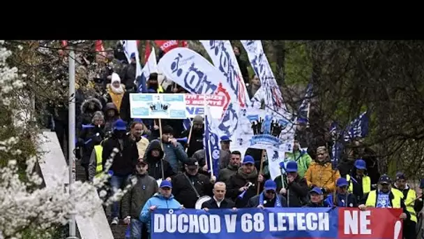 République tchèque : manifestation contre la réforme des retraites