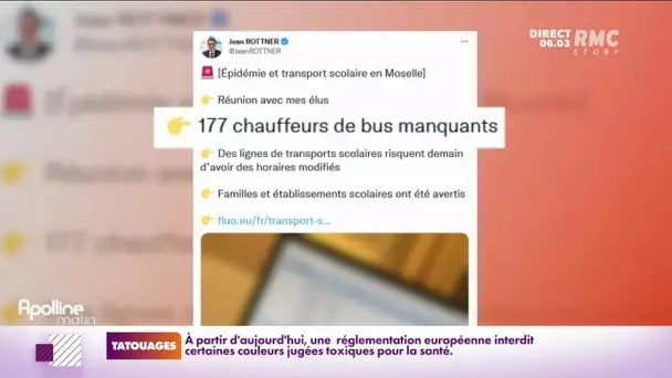 Covid-19 : 15% d'absentéisme dans le secteur des transports