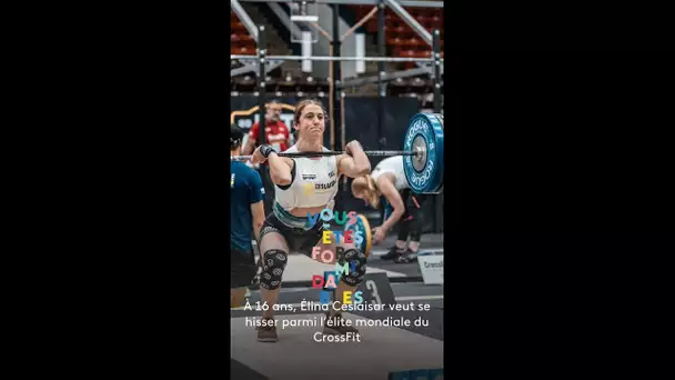 À 16 ans, Élina s'entraîne intensivement à Angers pour atteindre l'élite mondiale du CrossFit