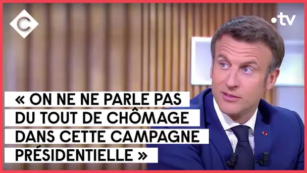 Quel programme pour la réforme des retraites ? Avec Emmanuel Macron - C à Vous - 18/04/2022