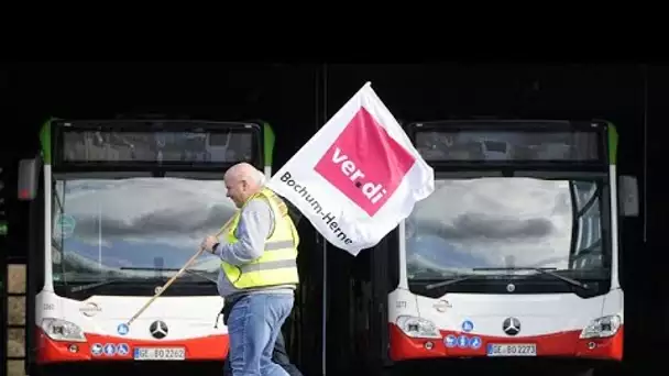 Grève historique dans les transports allemands pour de meilleurs salaires