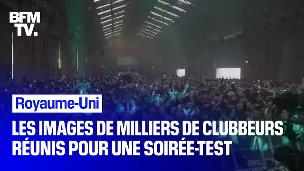 Les images de milliers de clubbeurs réunis à Liverpool pour une soirée-test