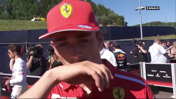 Beaucoup d'énervement pour Charles Leclerc