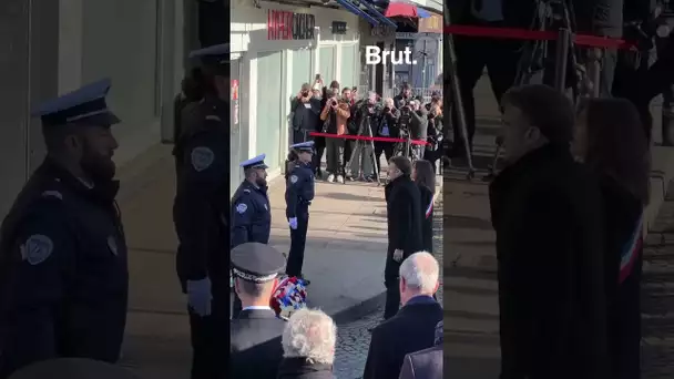 L’hommage d’Emmanuel Macron et Anne Hidalgo aux victimes de l’attentat de l’Hyper Cacher.