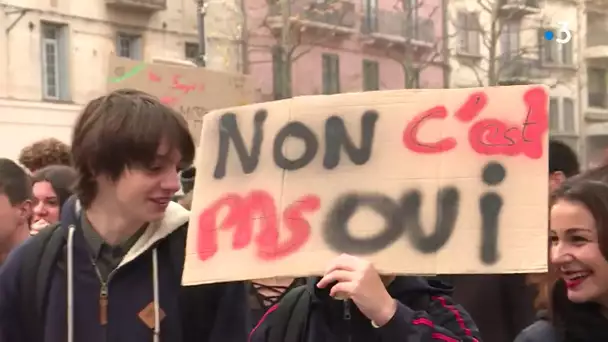 Montpellier : manifestation contre la réforme des retraites 16 janvier 2020