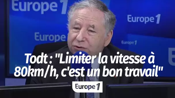 Limitation de la vitesse à 80km/h : "La France a fait un très bon travail", estime Jean Todt