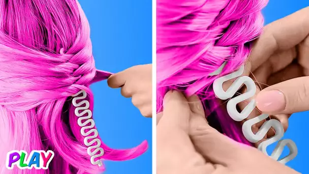 21 INCROYABLES ASTUCES ET GADGETS POUR LES CHEVEUX AFIN D'AMÉLIORER TON STYLE